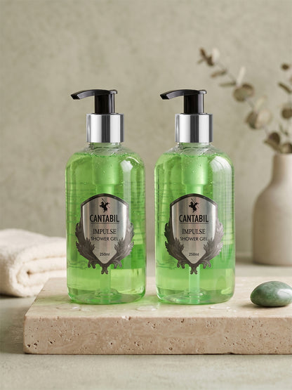 Luxury Impulse Shower Gel for Men & Women | Pack of 2 x 200ml Each | Unisex Bodywash | Deep Cleansing, Hydrating, Moisturising | Suitable for All Skin Types