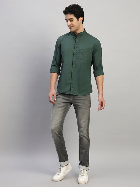 Denim Jeans for Men l Breathable & Soft with Color Fastness Ultra Narrow Fit Cotton Fabric Solid Pattern Button Closure