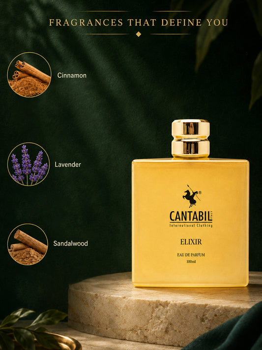 Luxury Unisex Long Lasting Elixir Perfume | 100ml With Cinnamon, Lavender & Amber | Eau De Parfum
