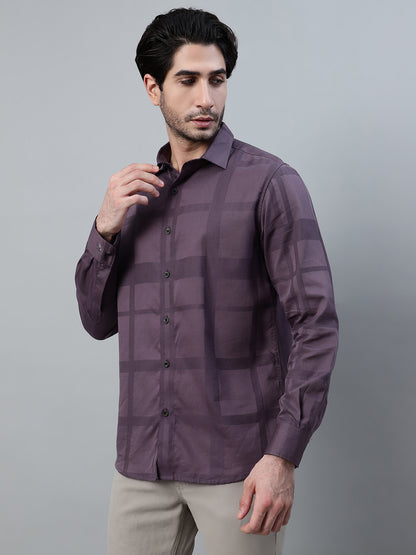 Casual Shirt for Men | Breathable & Soft with Color Fastness Regular Fit Spread Collar Neck Cotton Blend Fabric Printed Pattern