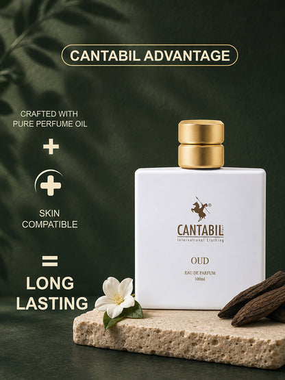 Luxury Unisex Long Lasting Oud Perfume | 100ml With Orange, Patchouli & Amber | Eau De Parfum