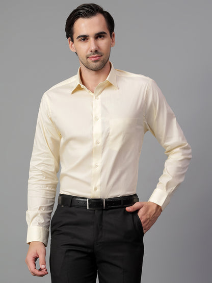 Formal Shirt for Men l Breathable & Soft with Color Fastness Regular Fit Spread Collar Neck Nylon Fabric Checkered Pattern