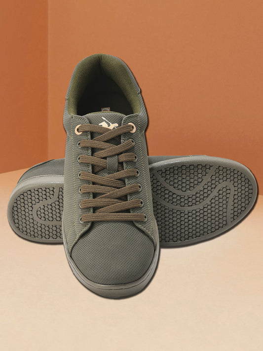 Casual Sneaker Shoes for Men | Lightweight & Comfortable with Cushioned Insole PU Upper TPR Sole Lace Up Closure