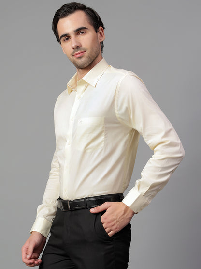 Formal Shirt for Men l Breathable & Soft with Color Fastness Regular Fit Spread Collar Neck Nylon Fabric Checkered Pattern