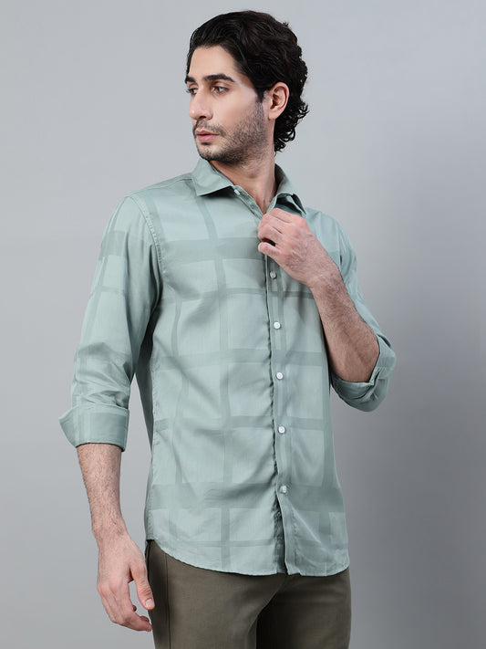 Casual Shirt for Men | Breathable & Soft with Color Fastness Regular Fit Spread Collar Neck Cotton Blend Fabric Printed Pattern