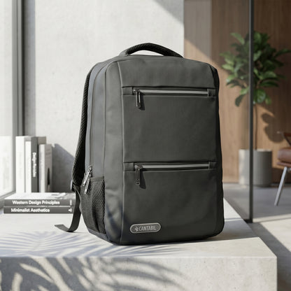 12 Litre Laptop Backpack Upto 18 inchs Laptop for School, Office, College & Travel Bag for Men and Women (Navy) | 3 Compartments, Side Pocket, Padded Shoulder Strap, Smooth-Glide Zippers