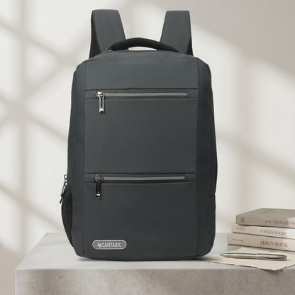 12 Litre Laptop Backpack Upto 18 inchs Laptop for School, Office, College & Travel Bag for Men and Women (Navy) | 3 Compartments, Side Pocket, Padded Shoulder Strap, Smooth-Glide Zippers