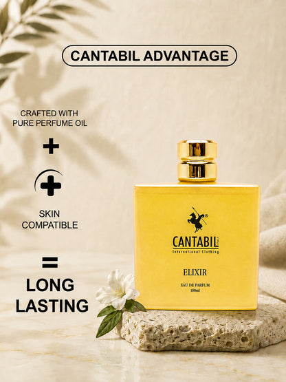Luxury Unisex Long Lasting Elixir Perfume | 100ml With Cinnamon, Lavender & Amber | Eau De Parfum