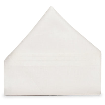 Men's White   Basic  Hand Kerchief -Pack of 6
