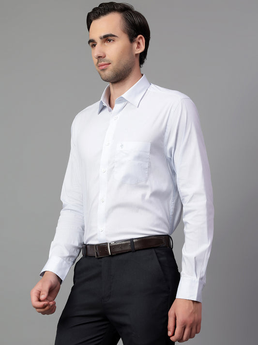 Formal Shirt for Men l Breathable & Soft with Color Fastness Regular Fit Spread Collar Neck Nylon Fabric Checkered Pattern