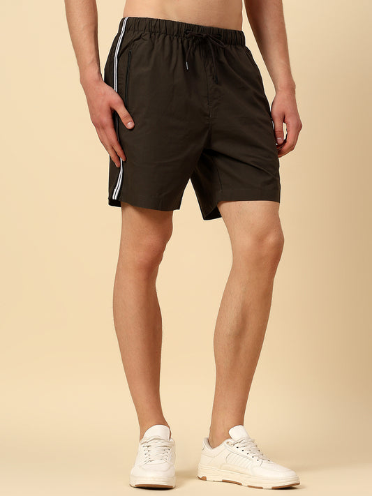 Casual Solid Bermuda for Men l Breathable & Soft with Color Fastness Regular Fit