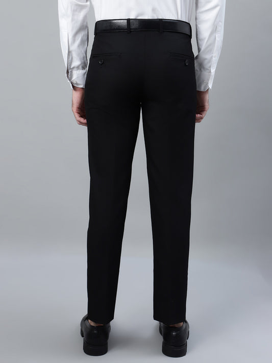 Formal Trouser for Men | Breathable & Soft with Color Fastness Regular Fit Poly Viscose Fabric Solid Pattern Hook & Eye Closure
