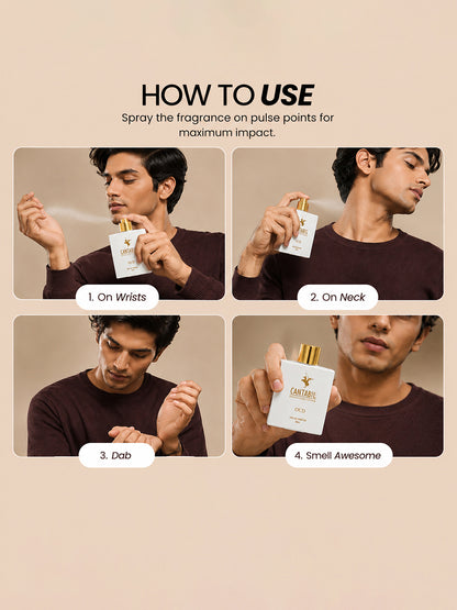 Luxury Unisex Long Lasting Oud Perfume | 50ml With Orange, Patchouli & Amber | Eau De Parfum