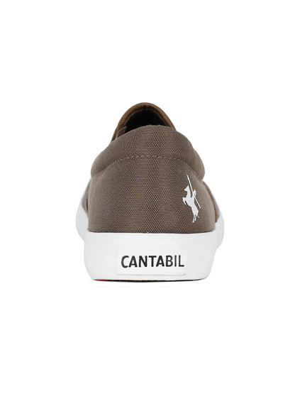 Casual Sneaker Shoes for Men | Lightweight & Comfortable with Cushioned Insole Canvas Upper Rubber Sole Pull On Closure