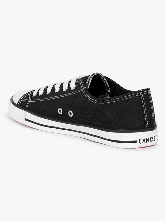 Casual Sneaker Shoes for Men | Lightweight & Comfortable with Cushioned Insole Canvas Upper Rubber Sole Lace-Up Closure