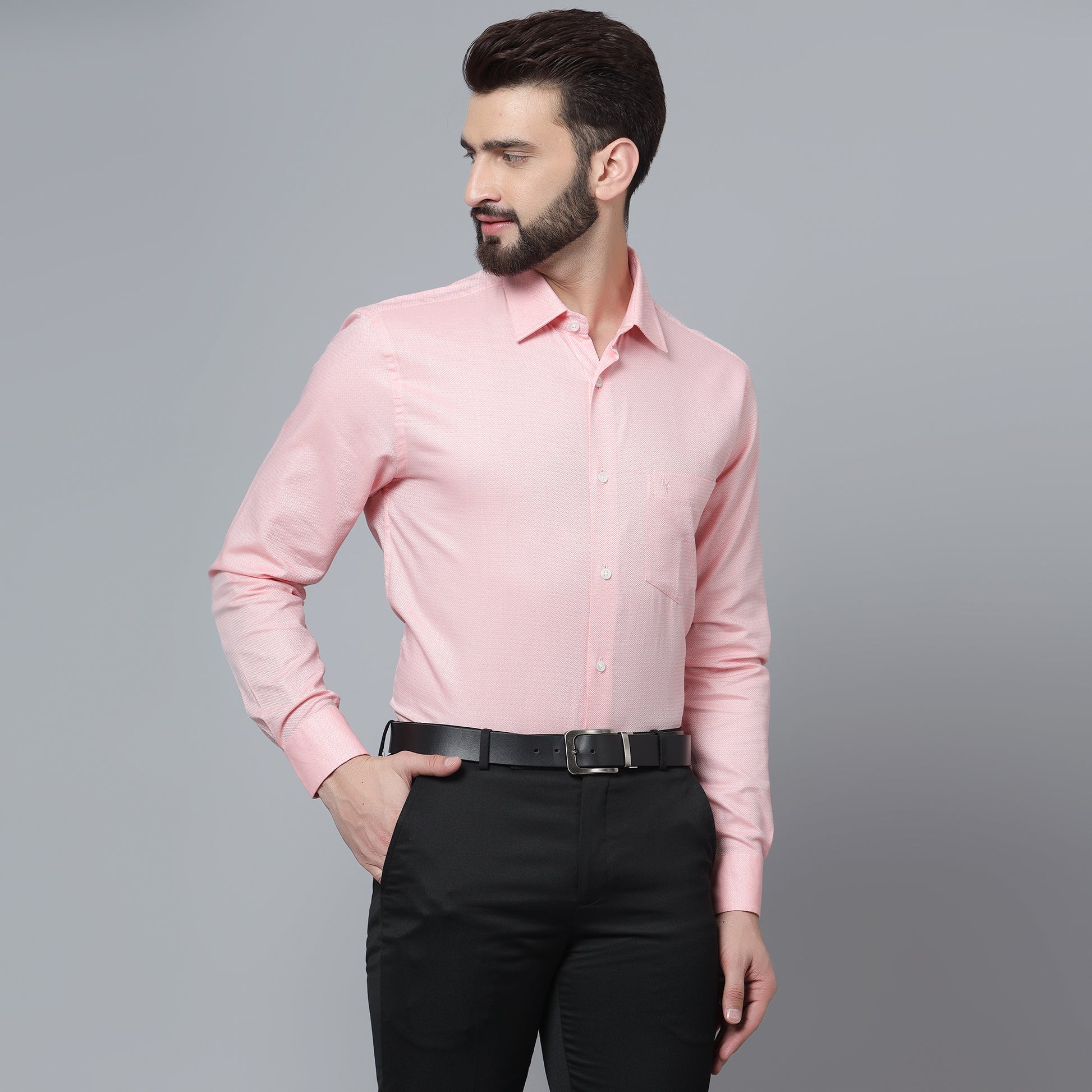 Cantabil Men Pink Shirt (7120771416203)