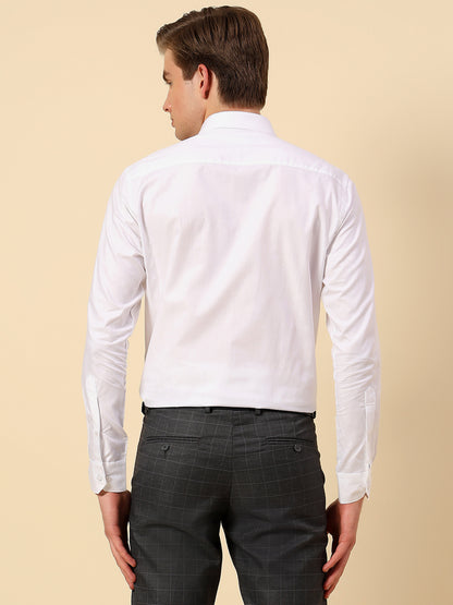 Shirt for Men | Breathable & Soft with Color Fastness Regular Fit Spread Collar Pure Cotton Fabric Solid Pattern