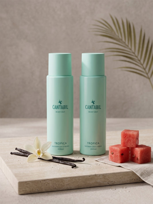 Luxury Long Lasting Tropica Body Spray Mist for Men & Women | Pack of 2 x 200ml