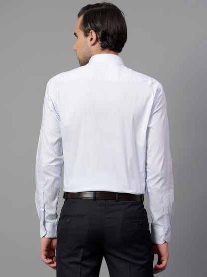 Formal Shirt for Men l Breathable & Soft with Color Fastness Regular Fit Spread Collar Neck Nylon Fabric Checkered Pattern