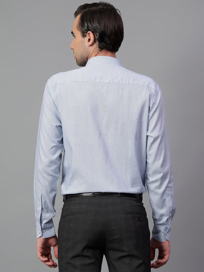 Formal Shirt for Men l Breathable & Soft with Color Fastness Regular Fit Spread Collar Neck Modal Fabric Printed Pattern