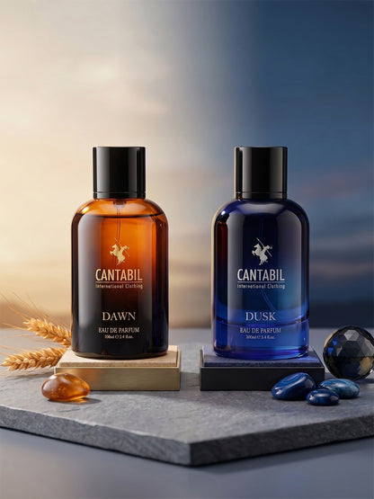 Cantabil Luxury Long Lasting Dawn & Dusk Perfume for Men & Women | 2x100ml with Lemon, Jasmine & Musk | Eau De Parfum