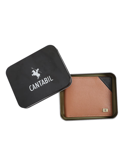 Men's Solid Tan Soft Wallet