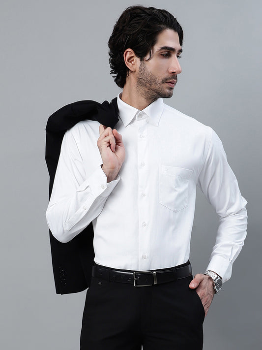 Formal Trouser for Men | Breathable & Soft with Color Fastness Regular Fit Poly Viscose Fabric Solid Pattern Hook & Eye Closure