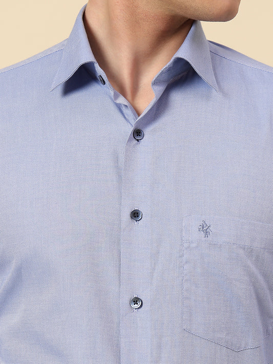 Shirt for Men | Breathable & Soft with Color Fastness Regular Fit Spread Collar Pure Cotton Fabric Self Design Pattern