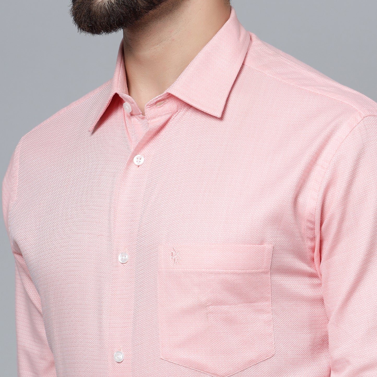 Cantabil Men Pink Shirt (7120771416203)