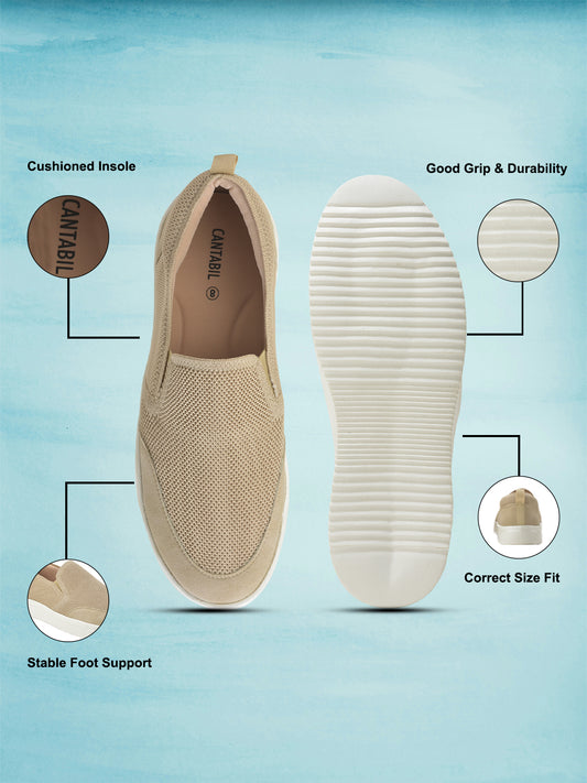 Casual Shoes for Men | Lightweight & Comfortable with Cushioned Insole Flynet Upper EVA Sole Slip On Closure