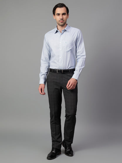 Formal Shirt for Men l Breathable & Soft with Color Fastness Regular Fit Spread Collar Neck Modal Fabric Printed Pattern