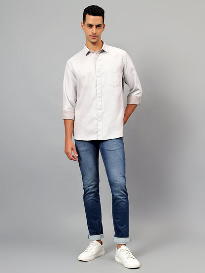 Denim Jeans for Men l Breathable & Soft with Color Fastness Ultra Narrow Fit Cotton Fabric Solid Pattern Button Closure