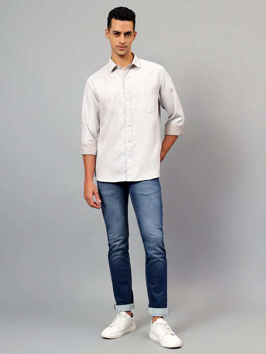 Denim Jeans for Men l Breathable & Soft with Color Fastness Ultra Narrow Fit Cotton Fabric Solid Pattern Button Closure