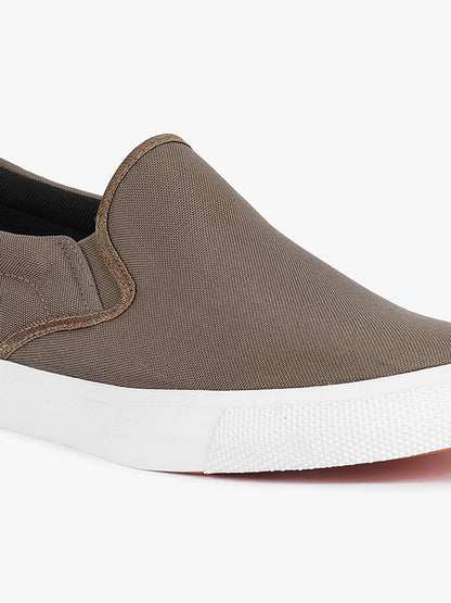 Casual Sneaker Shoes for Men | Lightweight & Comfortable with Cushioned Insole Canvas Upper Rubber Sole Pull On Closure