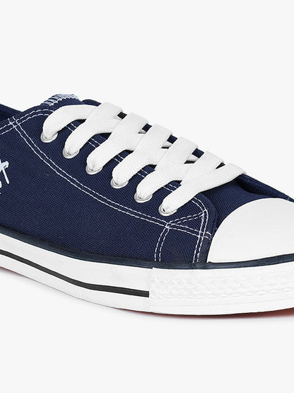 Casual Sneaker Shoes for Men | Lightweight & Comfortable with Cushioned Insole Canvas Upper Rubber Sole Lace-Up Closure