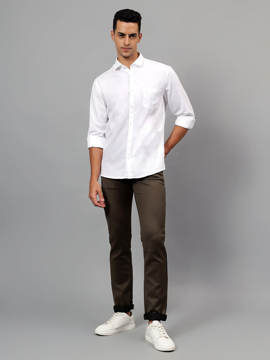 Denim Jeans for Men l Breathable & Soft with Color Fastness Ultra Narrow Fit Cotton Fabric Solid Pattern Button Closure
