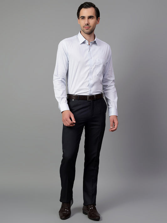 Formal Shirt for Men l Breathable & Soft with Color Fastness Regular Fit Spread Collar Neck Nylon Fabric Checkered Pattern