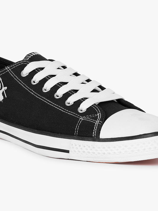 Casual Sneaker Shoes for Men | Lightweight & Comfortable with Cushioned Insole Canvas Upper Rubber Sole Lace-Up Closure