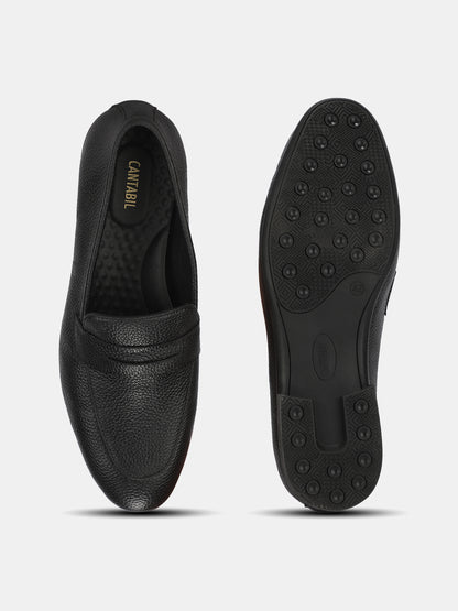 Men's Black Solid Formal Shoes