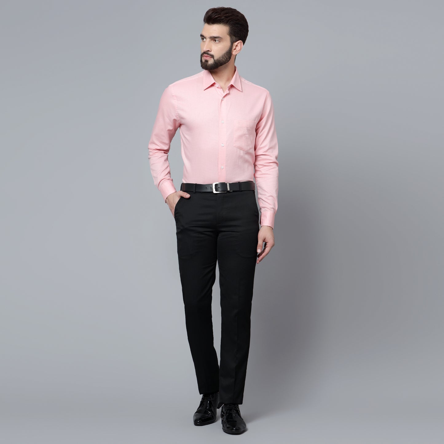 Cantabil Men Pink Shirt (7120771416203)