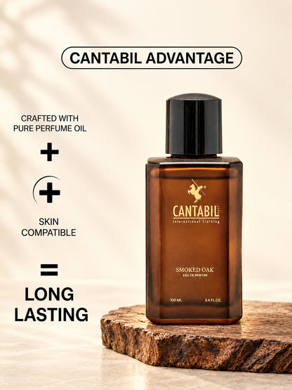 Unisex Long Lasting Smoked Oak Whiskey & Leather Eau De Parfum 100ml