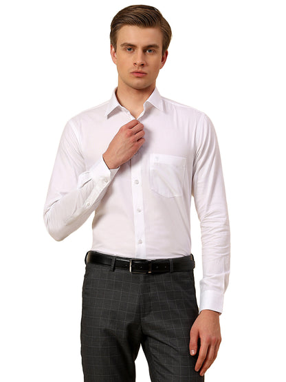 Shirt for Men | Breathable & Soft with Color Fastness Regular Fit Spread Collar Pure Cotton Fabric Solid Pattern