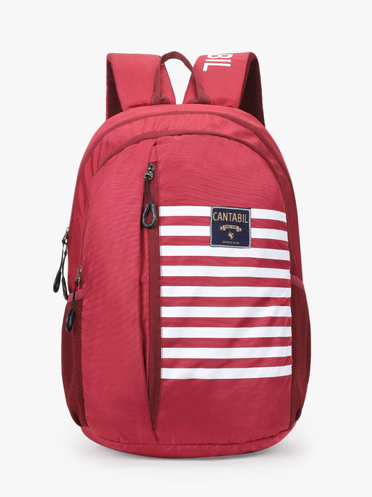 Cantabil Unisex Striped laptop Bagpack