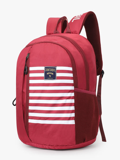Cantabil Unisex Striped laptop Bagpack