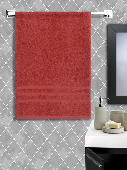 Unisex Coral Basic Terry Bath Towel