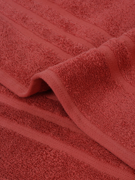 Unisex Coral Basic Terry Bath Towel