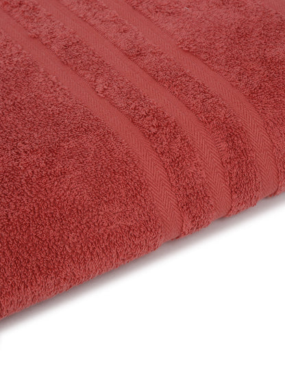 Unisex Coral Basic Terry Bath Towel