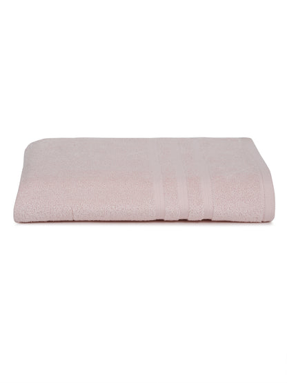 Unisex Light Pink Basic Terry Bath Towel