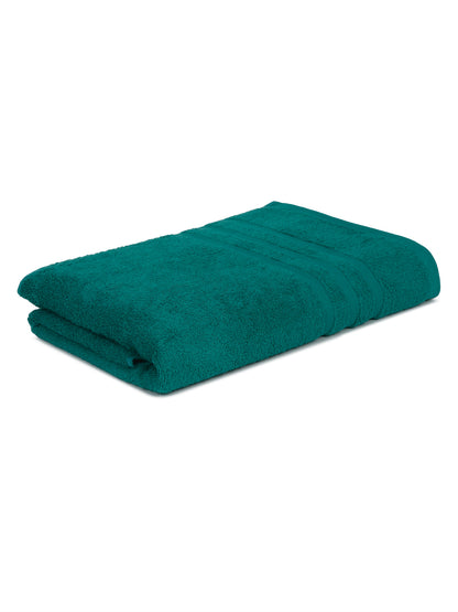 Unisex Sea green Basic Terry Bath Towel