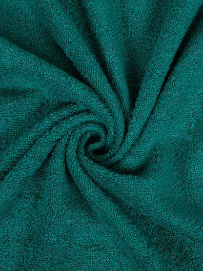 Unisex Sea green Basic Terry Bath Towel